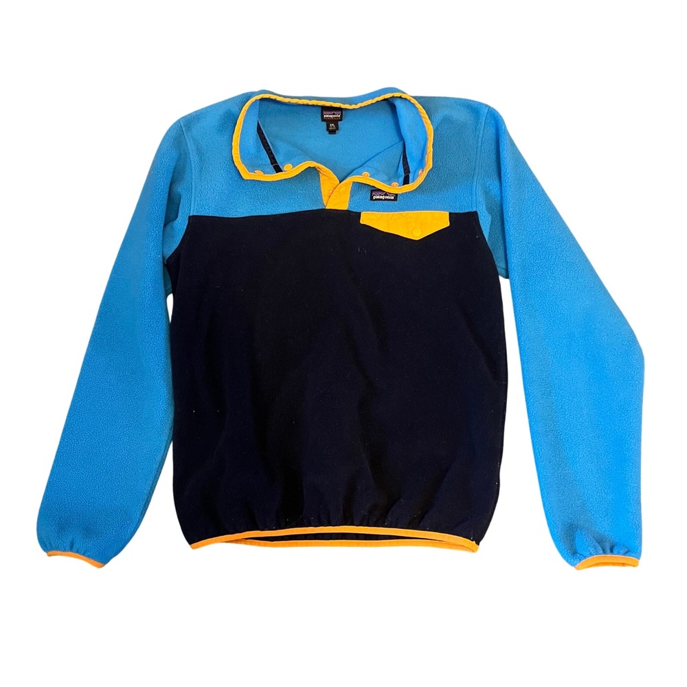 Patagonia Synchilla Snap-T Fleece Pullover Kids XXL 16-18 Fits Womens XS